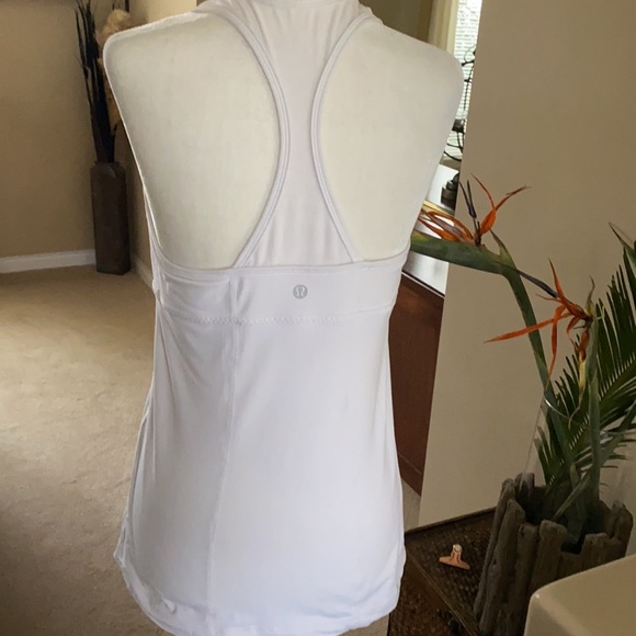 White Lululemon tank top - Picture 2 of 6